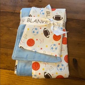 NW ribbon Trend Lab baby blanket